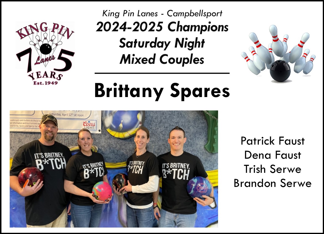 saturday night mixed couples